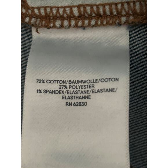 NWOT Lands' End Recover High Rise Wide Leg Indigo Jeans Size 10 Petite - Picture 6 of 15